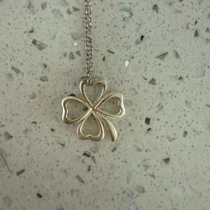 Four Leaf Clover Silver Necklace 🍀